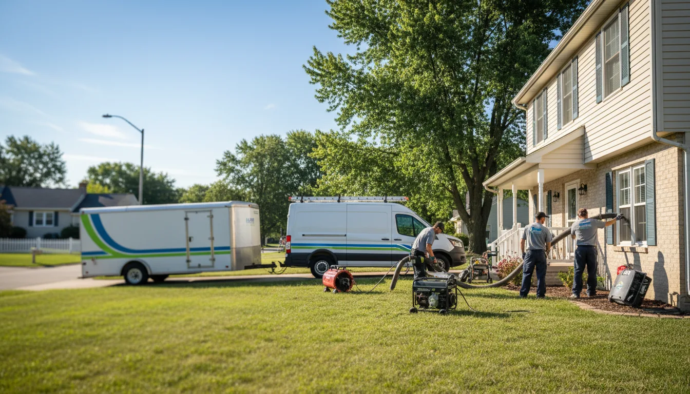 Flooded Basement Restoration And Cleanup With Repair in Deweese, NE near me